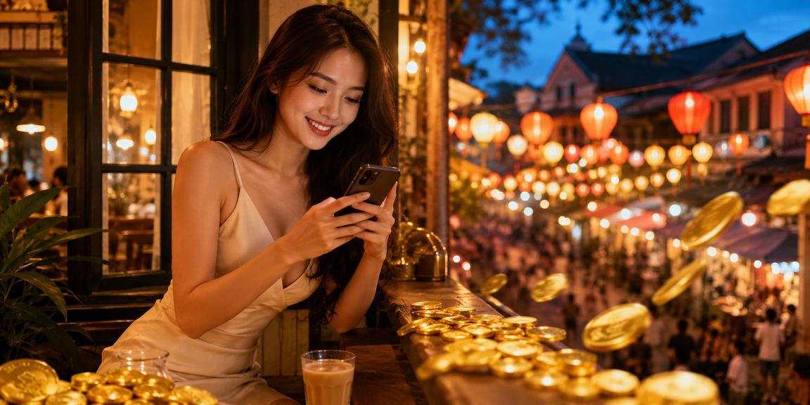Người hâm mộ thể thao tại Đà Lạt theo dõi kèo bóng đá buổi tối qua điện thoại