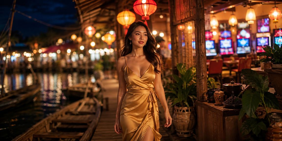 Người dùng Ninh Bình theo dõi kết quả cá cược và kiểm tra tài khoản casino trên laptop tại quán cà phê